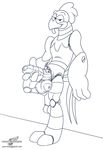  animatronic anthro avian balls bird chicken machine male mechanical penis robot scratch_(sonic) sega solo sonic_(series) stroking uncut wolfblade 