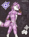  anthro butt canine crossgender ek_goya fox fur krystal male mammal nintendo solo star_fox video_games 