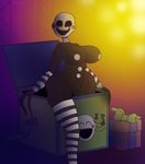  big_breasts breasts female five_nights_at_freddy&#039;s five_nights_at_freddy&#039;s_2 marionette_(fnaf) not_furry pussy solo vissova wide_hips 