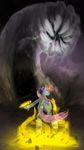  azure_night equine fan_character female feral friendship_is_magic magic mammal monster my_little_pony spaghettidolphin_(artist) spell sword tail_wrap weapon 