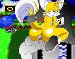  anthro anus big_butt blue_eyes blue_fur breasts butt canine crossgender duo_focus faceless_male female fox fur group hedgehog male mammal miles_prower nobody147 penetration penis pussy pussy_juice ring sega sex sonic_(series) sonic_the_hedgehog straight tail_grab vaginal vaginal_penetration yellow_fur 
