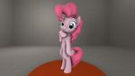  2014 3d earth_pony equine female feral friendship_is_magic fruitymilk horse looking_at_viewer mammal my_little_pony pinkie_pie_(mlp) pony solo 