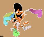  anal anal_penetration balls crazedg cum cum_in_ass cum_in_mouth cum_inside disembodied_penis foursome gay group group_sex handjob hat male oral penetration penis sex wander wander_over_yonder 
