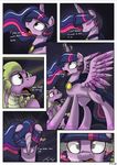  2014 dragon equine female feral friendship_is_magic horn horse male mammal mistydash my_little_pony scalie spike_(mlp) twilight_sparkle_(mlp) winged_unicorn wings 