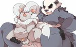  anal anal_penetration balls bear big_dom_small_sub blush chubby cum cum_in_ass cum_inside duo erection eyes_closed gay humanoid_penis male mammal minccino nintendo nude open_mouth panda pangoro penetration penis pok&eacute;mon sex shamelesss size_difference spread_legs spreading thick_thighs video_games 