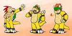  bowser chubby collar costume dinosaur horn immelmann immelmann_(character) living_suit male mario_bros mind_control nintendo raptor spikes transformation video_games 