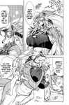  age_difference anthro big_breasts bouncing_breasts breasts canine child clothed clothing comic duo english_text female grope hair human incest kemono kemonono larger_female long_hair male mammal monochrome mother nipples parent size_difference skimpy smaller_male smile son straight sweat text wolf young 