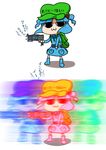  backpack bag female gun hat kamen_rider kamen_rider_diend kawashiro_nitori parody randoseru touhou weapon 