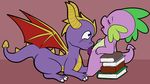  cub dragon duo friendship_is_magic gay male my_little_pony oral penis scalie sex shenhibiki spike_(mlp) spyro spyro_the_dragon video_games wings young 