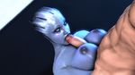  2014 3d alien animated areola asari big_breasts breasts cgi duo erect_nipples erection fellatio female human liara_t&#039;soni ltr300 male mammal mass_effect nipples not_furry oral penis sex source_filmmaker straight titfuck video_games 