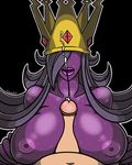  anthro big_breasts big_lips black_background breasts canastus claws cum cum_on_face duo eyeless female ghost gold jewelry male milf mind_control mother nipples nude paper_mario parent penis plain_background purple_skin rosalina_(mario) sex shadow_queen solo_focus spirit straight super_mario_galaxy titfuck 