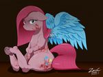  2014 blood earth_pony equine female feral friendship_is_magic horse mammal my_little_pony pinkamena_(mlp) pinkie_pie_(mlp) pony rainbow_dash_(mlp) solo wings zanclife 