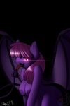  anthro berry_punch_(mlp) breasts demon female friendship_is_magic glowing glowing_eyes hair looking_at_viewer my_little_pony nude silverfox057 solo succubus tongue 