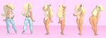  anthro big_breasts bigdad blonde_hair breasts butt coco_bandicoot female hair nipples nude open_mouth pussy smile 