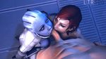  2014 3d alien animated asari breasts cgi erection fellatio female group human lesbian liara_t&#039;soni ltr300 male mammal mass_effect not_furry nude oral penis sex source_filmmaker video_games 