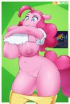 2014 3mangos anthro anthrofied areola blush breasts duo earth_pony equine female friendship_is_magic hair horse mammal multicolored_hair my_little_pony navel nipples pink_body pink_hair pinkie_pie_(mlp) pony pussy rainbow_dash_(mlp) rainbow_hair sweat thick_thighs undressing 