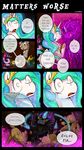  2014 blood comic dialogue discord_(mlp) draconequus english_text equine fan_character female friendship_is_magic horn male mammal metal_gear my_little_pony princess_celestia_(mlp) solid_snake text twilight_sparkle_(mlp) unicorn vavacung winged_unicorn wings 