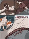  anthro blood canine comic crush duo macro male mammal micro mouse ohohflamethrower paws rodent rogue wolf xalex 
