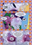  2014 butt censored color comic english_text equine female feral friendship_is_magic horse mammal my_little_pony penis pony pussy rarity_(mlp) spike_(mlp) text translated 
