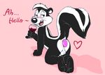  &lt;3 anal anal_penetration anthro balls buttplug cobalthusky looney_tunes male mammal penetration pep&eacute;_le_pew sex_toy skunk solo warner_brothers 