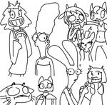  anthro caprine cat cave_story clothing dr_hutchison feline female grin group hook hook_hand human katia_managan katy_kat khajiit lagomorph lammy_lamb life_in_hell ma-san mammal marge_simpson mimiga monochrome mouse nicole_watterson parappa_the_rapper prequel rabbit rocko&#039;s_modern_life rodent sheep sue_sakamoto surprise the_amazing_world_of_gumball the_elder_scrolls the_simpsons the_weaver um_jammer_lammy video_games 