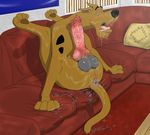  after_sex big_penis cum feral flexible male moan penis scooby-doo scooby-doo_(series) solo wildwulf 