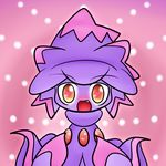  &lt;3 blush concave_(artist) female feral ghost hat looking_at_viewer magic_user mismagius nintendo open_mouth pok&eacute;mon red_eyes solo spirit video_games witch witch_hat 