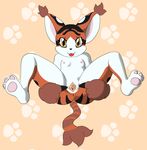  anthro anus bandai breasts digimon feline female killy00 mammal mikemon nipples pawpads paws pussy solo spread_pussy spreading young 