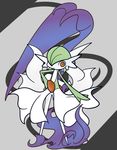  ambiguous_gender concave_(artist) dress gardevoir green_hair hair humanoid looking_at_viewer nintendo pok&eacute;mon red_eyes solo video_games 