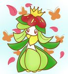  arthropod blush butterfly concave_(artist) crown female flower insect lilligant looking_at_viewer nintendo no_mouth plant pok&eacute;mon solo video_games 