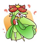  blush concave_(artist) cosplay crown dress female flower gardevoir green_hair hair humanoid lilligant looking_at_viewer nintendo open_mouth plant pok&eacute;mon red_eyes video_games 