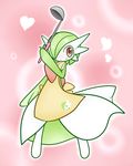  &lt;3 anthro apron blush breasts concave_(artist) dress female gardevoir green_hair hair humanoid ladle looking_at_viewer nintendo pok&eacute;mon red_eyes solo video_games 