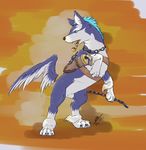  blue_fur canine chain claws dog fangs feral fur male mammal pipe repede tales_of_(series) tales_of_vesperia volac weapon 