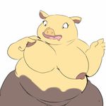  anthro big_breasts big_thighs breasts drooling drowzee female nintendo nude obese open_mouth overweight pok&eacute;mon saliva shamelesss solo source_request video_games 