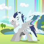  anal anal_penetration animal_genitalia balls duo equine erection fan_character feral friendship_is_magic gay horsecock hoverrover male mammal mounted my_little_pony pegasus penetration penis rainbow sex soarin_(mlp) wings wonderbolts_(mlp) 