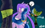  anthro being_watched big_breasts breasts carol_tea cat clothed clothing commander_torque dragon duo_focus excito feline female freedom_planet group laugh mammal penis sash_lilac small_penis small_penis_humiliation 