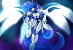  2014 anthro anthrofied armor blade equine female friendship_is_magic hair horn long_hair madacon mammal moon my_little_pony princess_luna_(mlp) winged_unicorn wings 