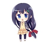  bad_id bad_pixiv_id black_hair blue_eyes borrowed_character chibi leggings long_hair miyaa_mia original solo yatsuki_yura 