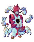  2015 animated balls big_penis butt disembodied_hand erection feral glans hair hoopa looking_at_viewer male multi_tongues navel nintendo nipples nude open_mouth orange_eyes penis plain_background pok&eacute;mon pubes red_hair sharp_teeth smile solo teeth tongue tongue_out uncut vein veiny_penis video_games virga-draconem white_background 