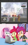  2015 3d amber_eyes apple_bloom_(eg) apple_bloom_(mlp) bow car clothing computer equestria_girls equine female fire friendship_is_magic grand_theft_auto green_eyes hair horn horse human humanized laptop mammal my_little_pony pegasus pink_hair pony purple_eyes raining red_hair rockstar_games san_andreas scootaloo_(eg) scootaloo_(mlp) sweetie_belle_(eg) sweetie_belle_(mlp) table the-butch-x two_tone_hair unicorn window wings 
