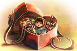  :o box box_of_chocolates brown_hair heart heart-shaped_box hood hoodie in_box in_container looking_at_viewer male_focus miniboy open_mouth original ribbon sasakure_(mogunonbi) solo valentine 