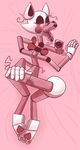  2_heads animatronic anus blush canine female five_nights_at_freddy&#039;s five_nights_at_freddy&#039;s_2 fox machine mammal mangle_(fnaf) mechanical multi_head robot snaxattacks spreading wires 