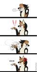  ! angry canine comic cum cum_on_face cum_on_hand cum_string fox humor looking_pleasured male mammal maturbation solo theothefox 