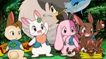  &lt;3 avian beak bird blue_eyes blue_fur brown_eyes brown_fur chest_tuft chima clover eyelashes eyewear falcon female flying_squirrel fur gaku gaku&#039;s_baby_brothers glasses green_eyes happy_happy_clover haru hickory hirari kale kale&#039;s_baby_brothers lagomorph long_ears lop_eared_bunny lop_eared_rabbit male mallow mammal meru orange_fur pink_fur pixiv purple_eyes rabbit sayuri_tatsuyama shallot shamrock short_fur size_difference tuft vest white_fur wings yellow_fur はいいろ_うさぎ 