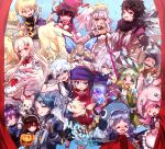 6+boys 6+girls absurdres angel angel_wings animal_ears animal_hat antel chacha_(merc_storia) chinese_clothes commentary_request copyright_name cosette_(merc_storia) cosplay creature djamo_(merc_storia) double_halo fairy fairy_wings furry hairband halo harushuto hat hero_(merc_storia) highres jeantol lantern lilly_(merc_storia) luciano merc_(merc_storia) merc_storia michellia minigirl multiple_boys multiple_girls orthos priest rapier sarodia satoe serena_(merc_storia) squeak sword thank_you titi_(merc_storia) toto_(merc_storia) weapon wings xi_jie xiaolin 