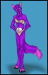  anthro calm canine darachi digitgrade facing_viewer female looking_at_viewer mammal mikmak12711 pinup pose shade shadow smile standing wolfox 