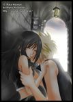  1boy 1girl against_wall black_hair blonde_hair cloud_strife cloud_tifa eyes_closed final_fantasy final_fantasy_vii kiss lamp lowres tifa_lockhart tifa_lockheart tunnel 