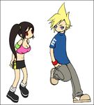  cloud_strife cloud_tifa final_fantasy final_fantasy_vii lowres tifa_lockhart tifa_lockheart 