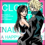  cloud_strife cloud_tifa final_fantasy final_fantasy_vii lowres tifa_lockhart tifa_lockheart 