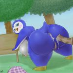  animal_crossing animal_genitalia animal_penis avian beak big_breasts big_butt bird breasts butt clothing disembodied_penis duo equine_penis female female_focus friga_(animal_crossing) huge_breasts lupycat male male/female nintendo nipples non-mammal_breasts nude open_mouth overweight overweight_female penguin penis pussy simple_background solo_focus thick_thighs video_games voluptuous 